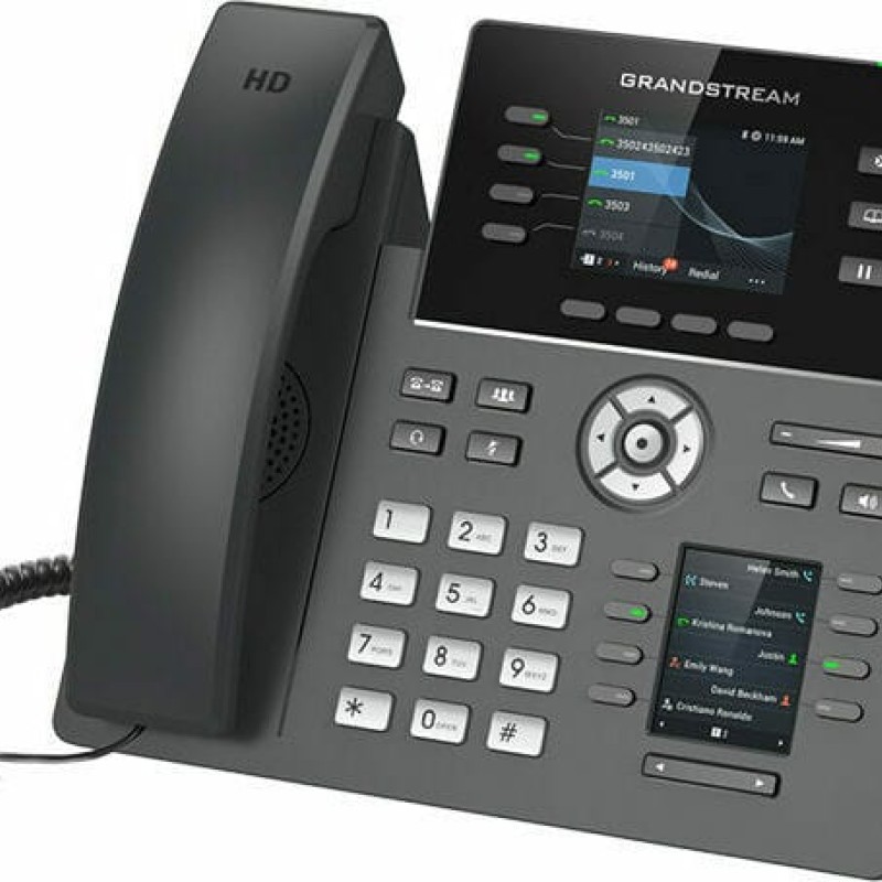 Grandstream GRP2614 Ενσύρματο Τηλέφωνο IP 4 γραμμών Μαύρο (GRP-2614)