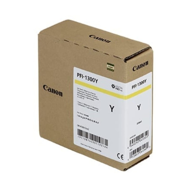 Canon PFI-1300 Μελάνι Εκτυπωτή InkJet Κίτρινο (0814C001)