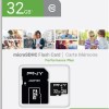 PNY Performance Plus microSDHC 32GB Class 10 U1 UHS-I με αντάπτορα