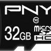 PNY Performance Plus microSDHC 32GB Class 10 U1 UHS-I με αντάπτορα