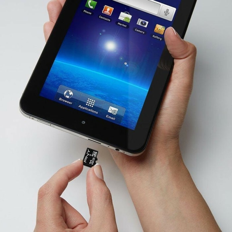 PNY Performance Plus microSDHC 32GB Class 10 U1 UHS-I με αντάπτορα