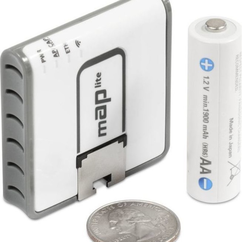 MikroTik mAP lite Access Point Wi‑Fi 4 Single Band (2.4GHz)