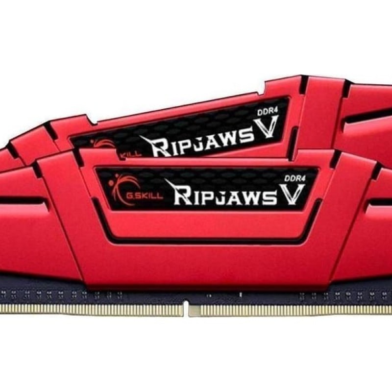G.Skill Ripjaws V 32GB DDR4 RAM με 2 Modules (2x16GB) και Ταχύτητα 2666 για Desktop (F4-2666C15D-32GVR)