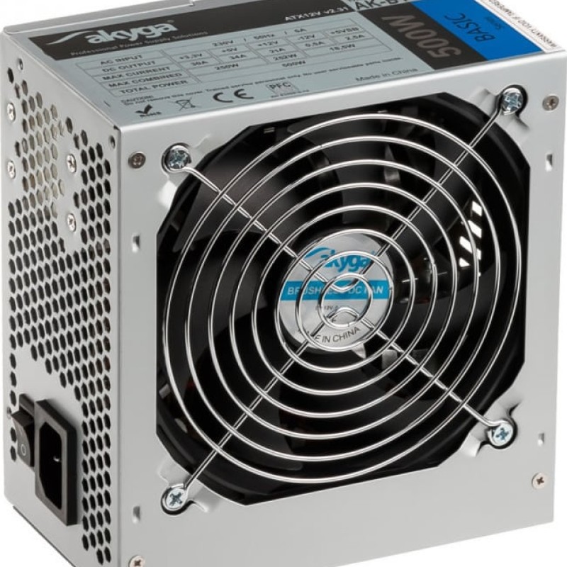 Akyga AK-B1-500E power supply unit 500 W (AK-B1-500E)