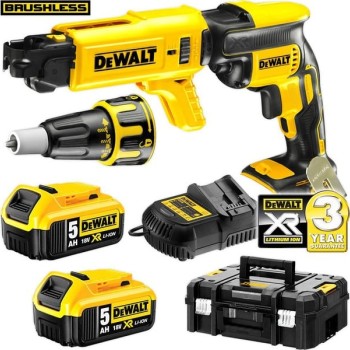 Dewalt DCF620P2K Κατσαβίδι Γυψοσανίδας Μπαταρίας 18V 2x5Ah (DCF620P2K-QW)