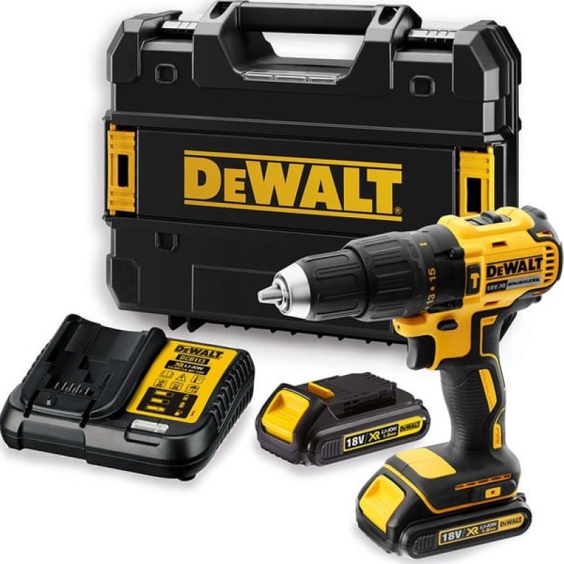 Dewalt DCD778S2T Κρουστικό Δραπανοκατσάβιδο Μπαταρίας 18V 2x1.5Ah (DCD778S2T-QW)