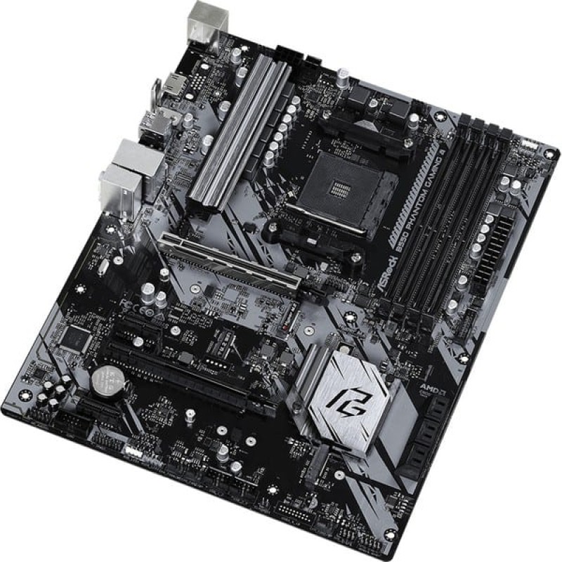 Asrock B550 Phantom Gaming 4 Motherboard ATX με AMD AM4 Socket (90-MXBCY0-A0UAYZ)