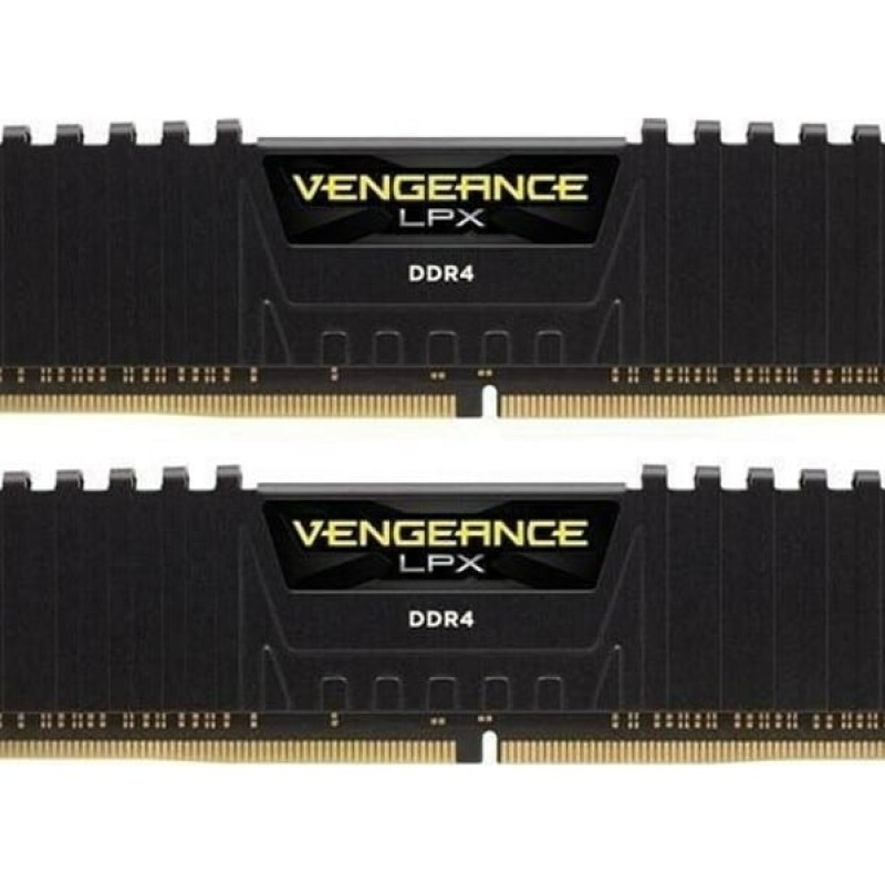 Corsair Vengeance LPX 64GB DDR4 RAM με 4 Modules (4x16GB) και Ταχύτητα 3200 για Desktop (CMK64GX4M4E3200C16)