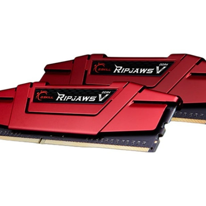 G.Skill Ripjaws V 32GB DDR4 RAM με 2 Modules (2x16GB) και Ταχύτητα 2666 για Desktop (F4-2666C15D-32GVR)