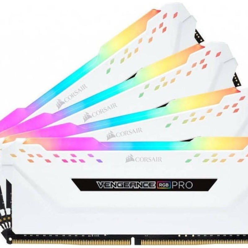 Corsair Vengeance RGB Pro 32GB DDR4 RAM με 4 Modules (4x8GB) και Ταχύτητα 3200 για Desktop (CMW32GX4M4C3200C16)