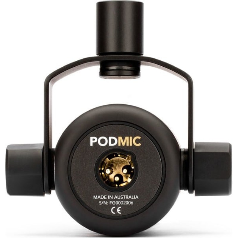 Rode Δυναμικό Μικρόφωνο XLR PodMic Τοποθέτηση Shock Mounted/Clip On (400400055)