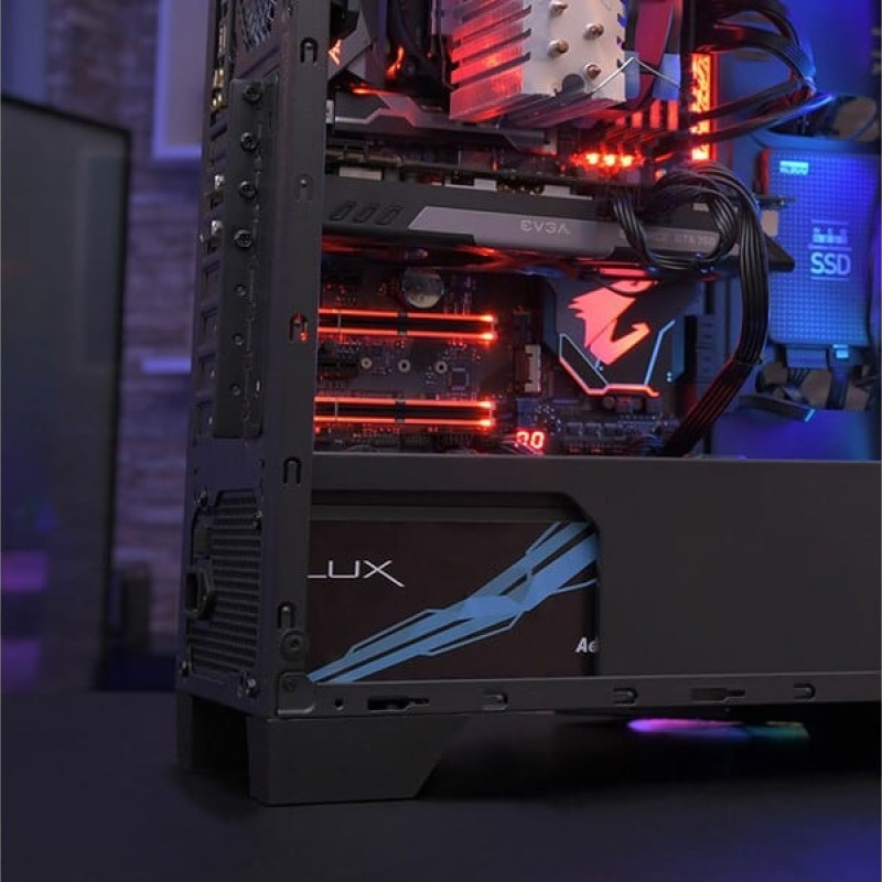 Aerocool Lux 1000W Τροφοδοτικό Υπολογιστή Full Wired 80 Plus Gold (AEROLUX-1000-80GOLD)