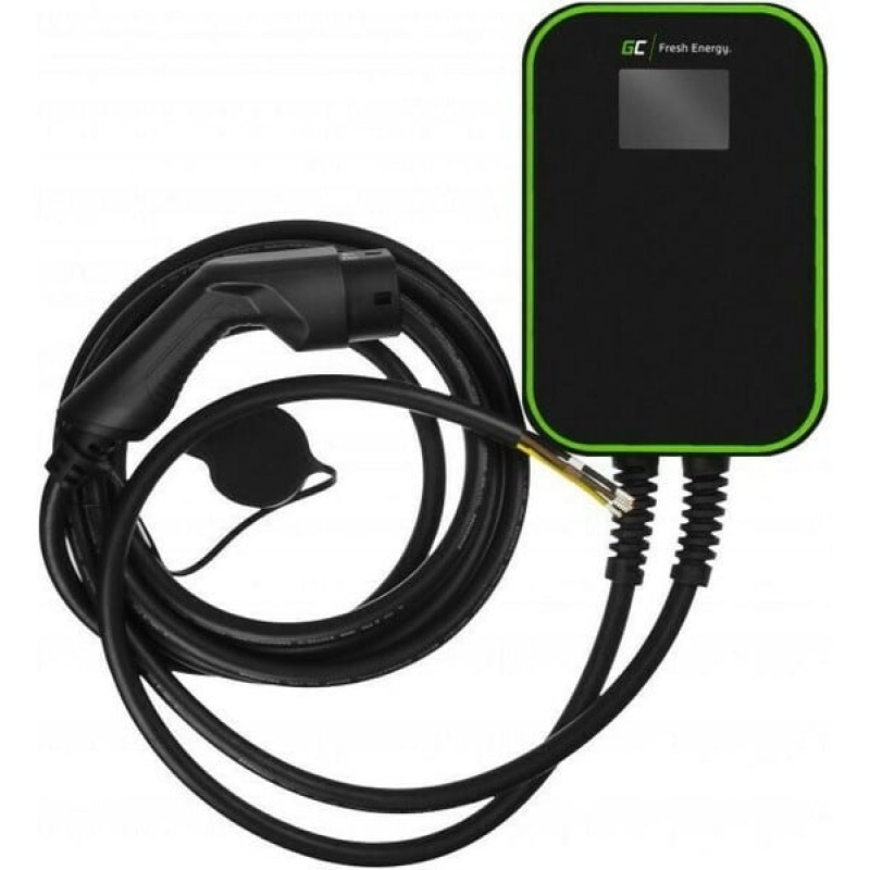 Green Cell EV14 Επιτοίχιος Τριφασικός Σταθμός Φόρτισης 22kW με Ενσωματωμένο Καλώδιο Type 2