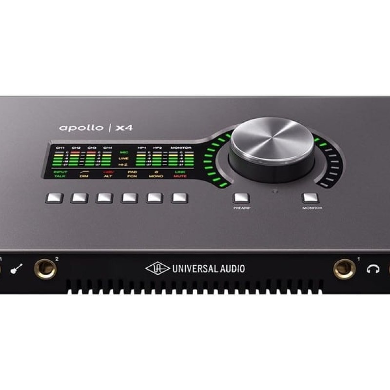 Universal Audio Εξωτερική Επαγγελματική Κάρτα Ήχου Apollo X4 Συνδεσιμότητα Thunderbolt 3 Heritage Edition (UA APX4-HE)