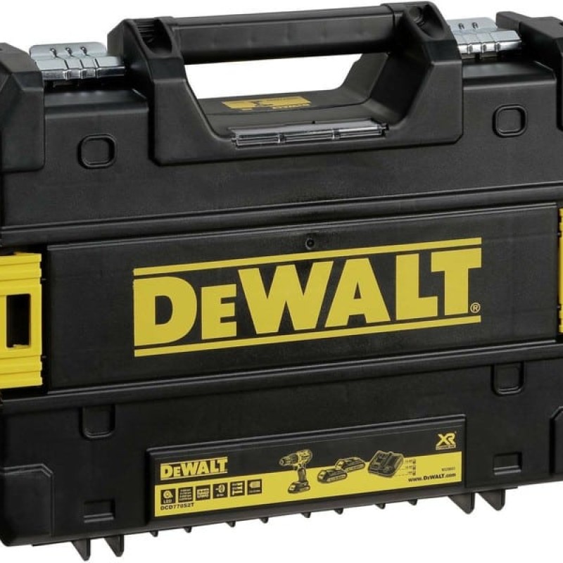 Dewalt DCD778S2T Κρουστικό Δραπανοκατσάβιδο Μπαταρίας 18V 2x1.5Ah (DCD778S2T-QW)