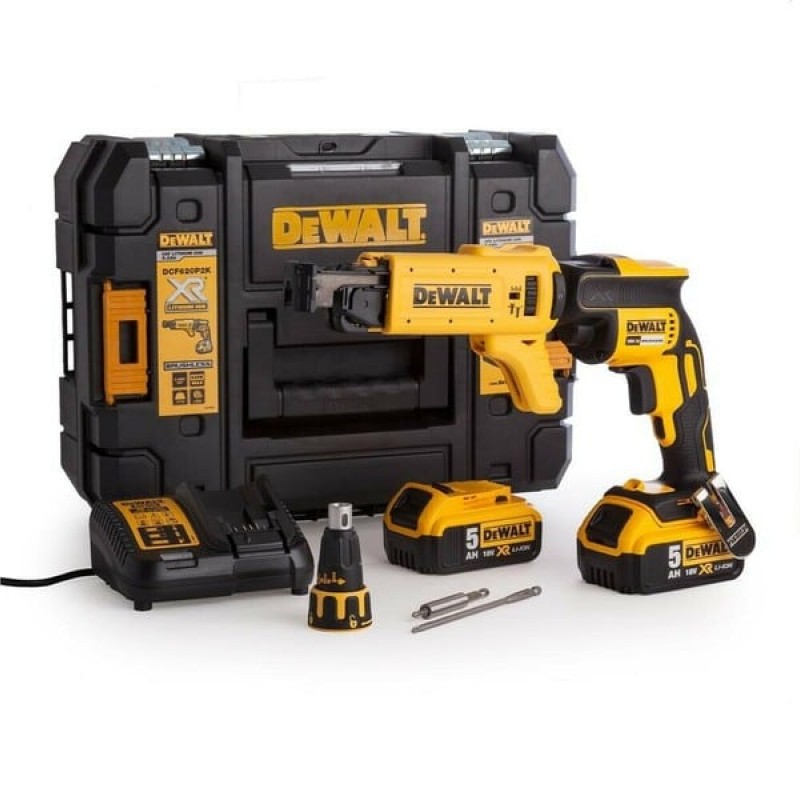 Dewalt DCF620P2K Κατσαβίδι Γυψοσανίδας Μπαταρίας 18V 2x5Ah (DCF620P2K-QW)