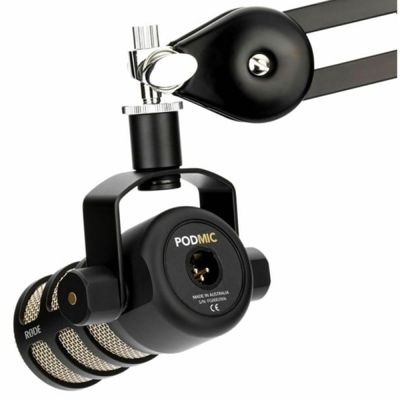 Rode Δυναμικό Μικρόφωνο XLR PodMic Τοποθέτηση Shock Mounted/Clip On (400400055)