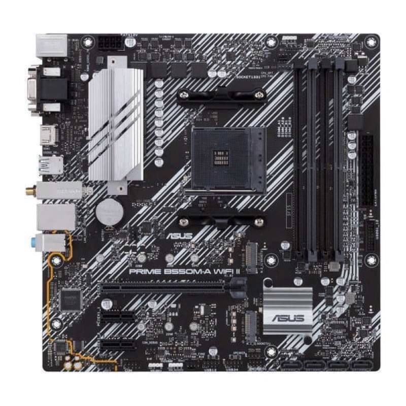 Asus Prime B550M-A WIFI II Motherboard Micro ATX με AMD AM4 Socket (90MB19X0-M0EAY0)