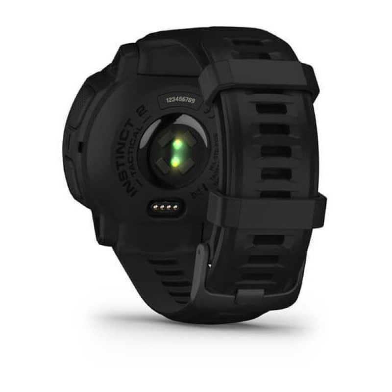 Garmin Instinct 2 Solar Tactical Edition 45mm Αδιάβροχο Smartwatch με Παλμογράφο (Black) (010-02627-03)
