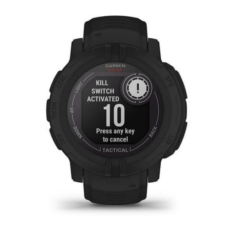 Garmin Instinct 2 Solar Tactical Edition 45mm Αδιάβροχο Smartwatch με Παλμογράφο (Black) (010-02627-03)