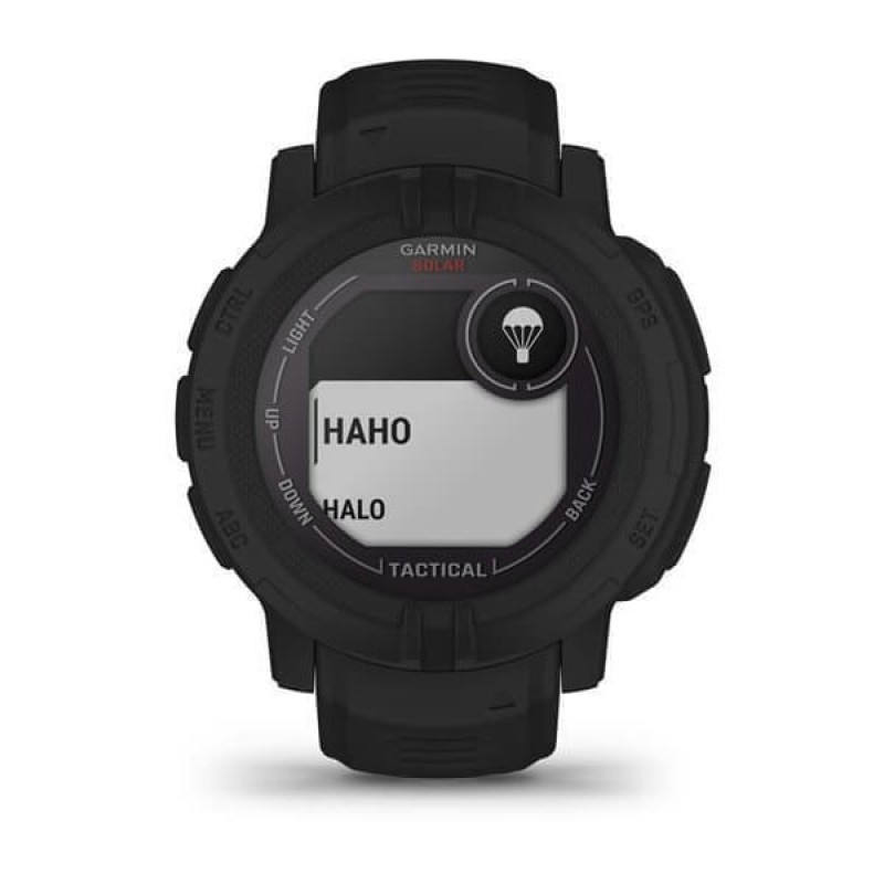 Garmin Instinct 2 Solar Tactical Edition 45mm Αδιάβροχο Smartwatch με Παλμογράφο (Black) (010-02627-03)