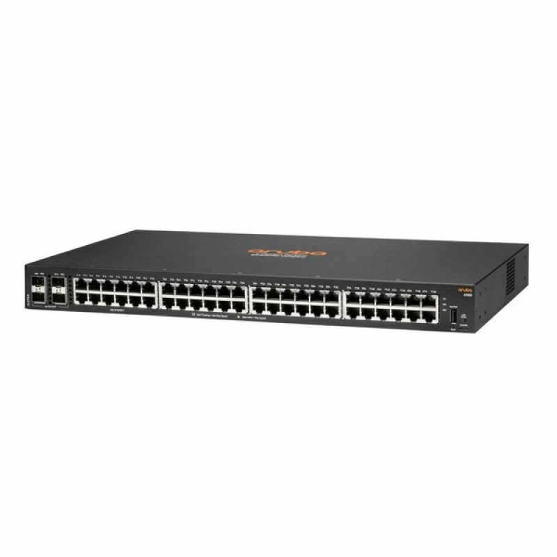 HP Aruba 6100 48G 4SFP+ Managed L2 Switch με 48 Θύρες Gigabit (1Gbps) Ethernet και 4 SFP Θύρες (JL676A)