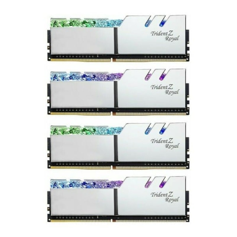 G.Skill Trident Z Royal 128GB DDR4 RAM με 4 Modules (4x32GB) και Ταχύτητα 3200 για Desktop (F4-3200C16Q-128GTRS)