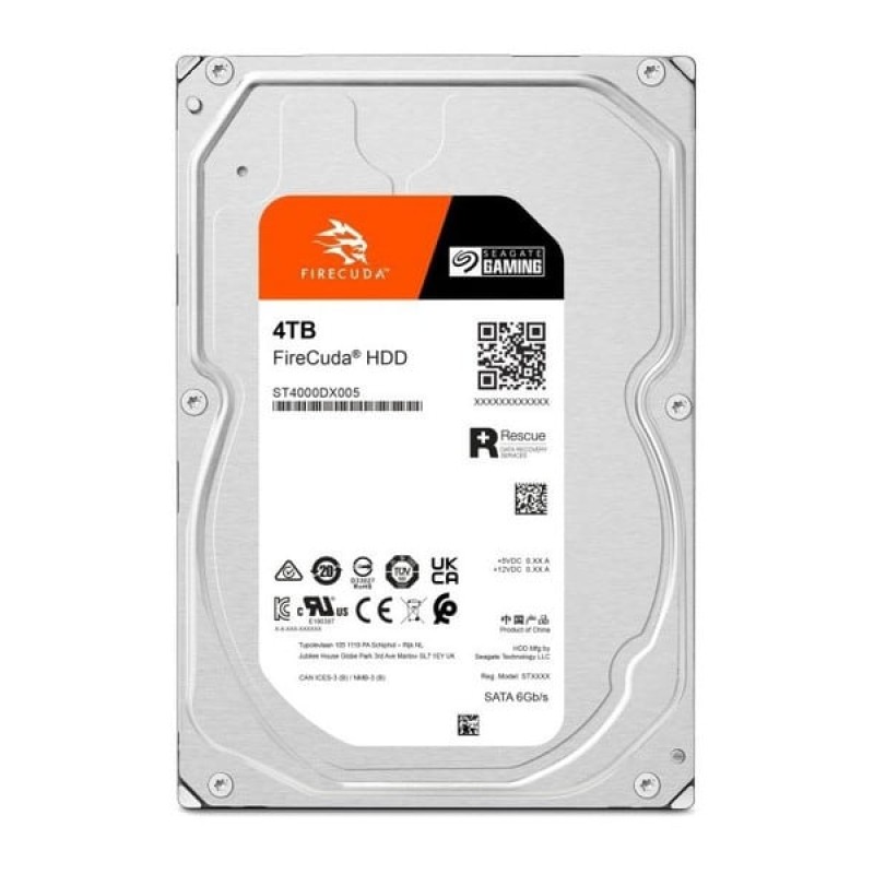 Seagate Firecuda 4TB HDD Σκληρός Δίσκος 3.5'' SATA III 7200rpm με 256MB Cache για Desktop (ST4000DXA05)
