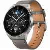 Huawei Watch GT 3 Pro Titanium 46mm Αδιάβροχο με Παλμογράφο (Gray Leather) (55028467)