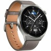 Huawei Watch GT 3 Pro Titanium 46mm Αδιάβροχο με Παλμογράφο (Gray Leather) (55028467)