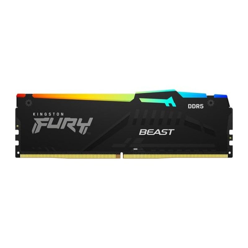 Kingston Fury Beast RGB 32GB DDR5 RAM με Ταχύτητα 5600 για Desktop (KF556C40BBA-32)