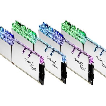 G.Skill Trident Z Royal 128GB DDR4 RAM με 4 Modules (4x32GB) και Ταχύτητα 3200 για Desktop (F4-3200C16Q-128GTRS)