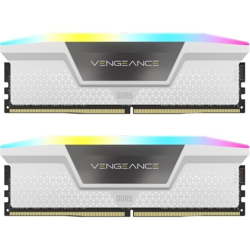 Corsair Vengeance 32GB DDR5 RAM με 2 Modules (2x16GB) και Συχνότητα 6200MHz για Desktop (CMH32GX5M2B6200C36W)