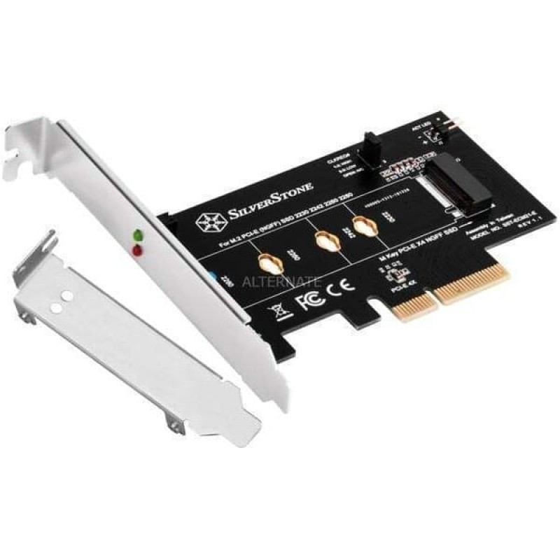 Silverstone Κάρτα PCIe σε θύρες M.2