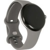 Google Pixel Watch Stainless Steel 41mm με eSIM και Παλμογράφο (Polished Silver case/Charcoal Active band) (GA04303-DE)