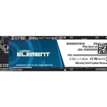 Mushkin Element SSD 2TB M.2 NVMe PCI Express 3.0 (MKNSSDEV2TB-D8)