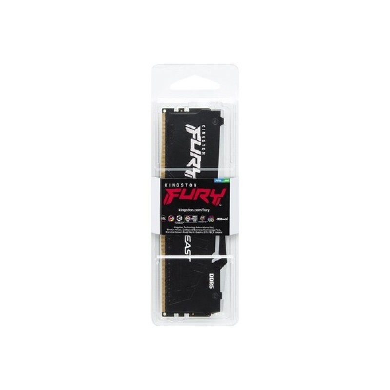Kingston Fury Beast RGB 32GB DDR5 RAM με Ταχύτητα 5600 για Desktop (KF556C40BBA-32)