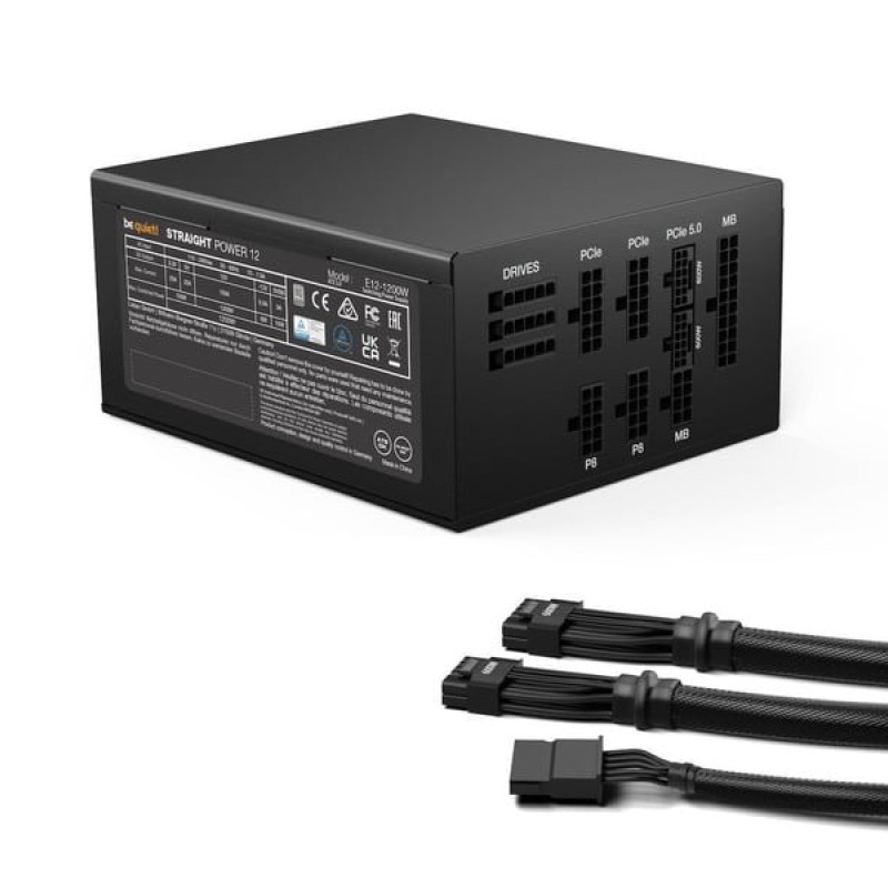 Be Quiet Straight Power 12 1200W Τροφοδοτικό Υπολογιστή Full Modular 80 Plus Platinum (BN339)
