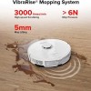 Roborock S8+ Σκούπα Ρομπότ για Σκούπισμα & Σφουγγάρισμα με Χαρτογράφηση και Wi-Fi Λευκή (S8P02-00)