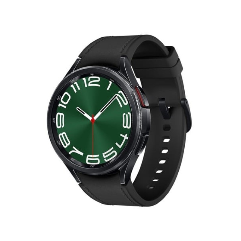 Samsung Galaxy Watch6 Classic Bluetooth Stainless Steel 47mm Αδιάβροχο με Παλμογράφο (Μαύρο) (SM-R960NZKADBT)
