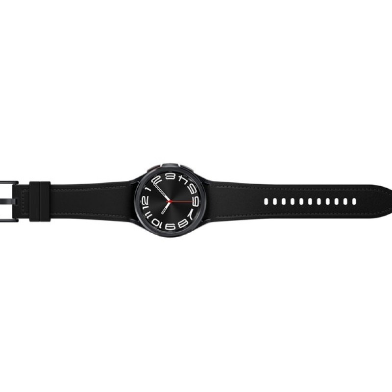 Samsung Galaxy Watch6 Classic LTE Stainless Steel 43mm Αδιάβροχο με Παλμογράφο (Μαύρο) (SM-R955FZKAEUE)