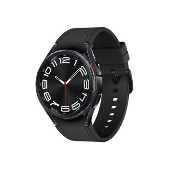 Samsung Galaxy Watch6 Classic LTE Stainless Steel 43mm Αδιάβροχο με Παλμογράφο (Μαύρο) (SM-R955FZKAEUE)