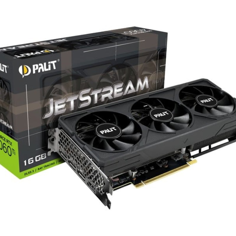 Palit GeForce RTX 4060 Ti 16GB GDDR6 JetStream Κάρτα Γραφικών (NE6406T019T1-1061J)