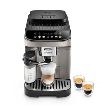 Delonghi Magnifica Evo Πλήρως Αυτόματη Μηχανή Espresso 1450W Πίεσης 15bar για Cappuccino με Μύλο Άλεσης Ασημί (ECAM 290.81.TB)