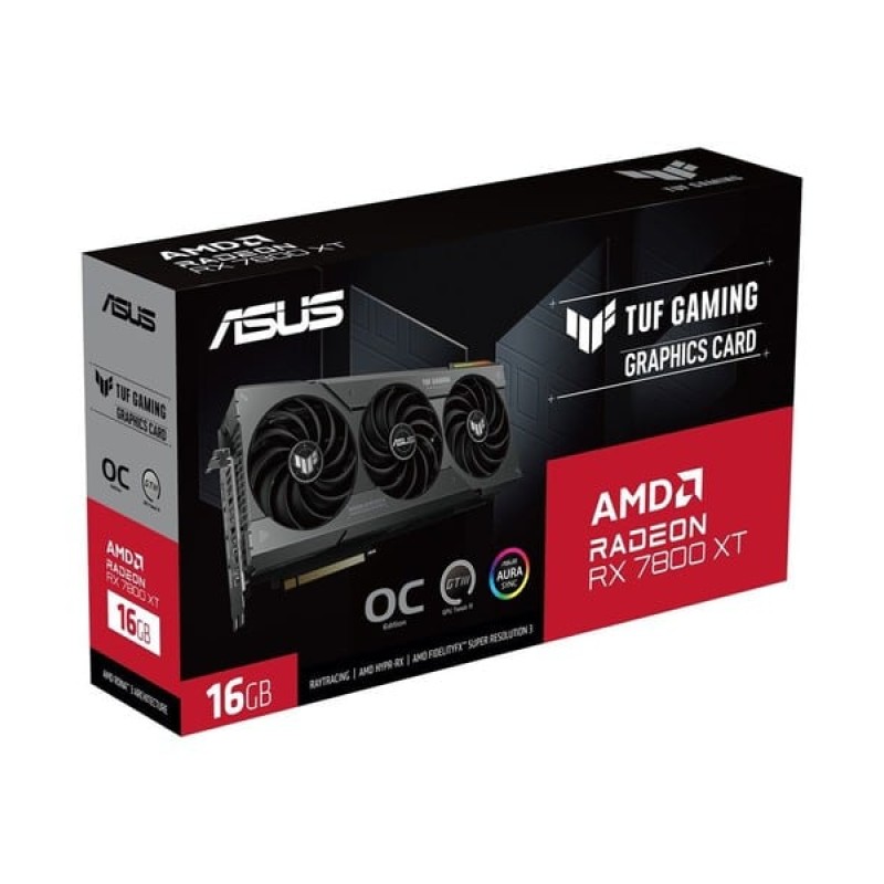 Asus Radeon RX 7800 XT 16GB GDDR6 TUF Gaming OC Κάρτα Γραφικών (90YV0JJ0-M0NA00)