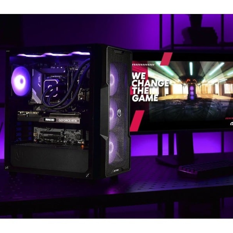 Actina 5901443337799 Gaming Desktop PC (i7-14700KF/32GB DDR5/2TB SSD/GeForce RTX 4090/No OS) (KOMAAAGIP1444)