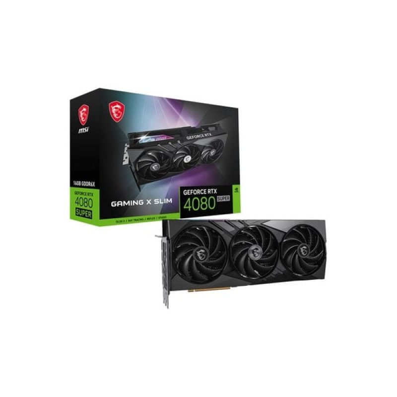 MSI GeForce RTX 4080 Super 16GB GDDR6X Gaming X Slim Κάρτα Γραφικών (V511-228R)
