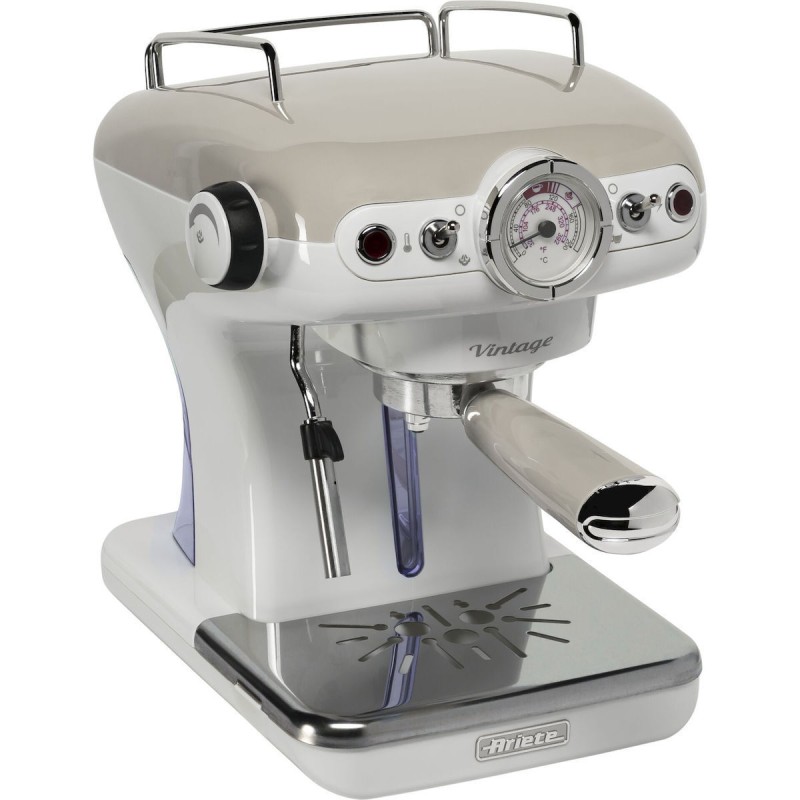Ariete 1389/13 Vintage Μηχανή Espresso 900W Πίεσης 15bar Μπεζ (00M138913AR0)