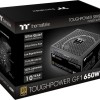 Thermaltake ToughPower GF1 650W Μαύρο Τροφοδοτικό Υπολογιστή Full Modular 80 Plus Gold