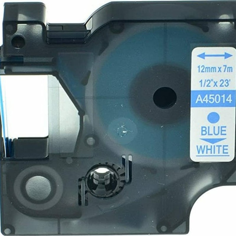 Dymo 45014 Ταινία Ετικετογράφου 7m x 12mm S0720540 σε Λευκό Χρώμα (S0720540)